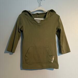 L'oved Baby Organic Cotton Hoodie – Green – 18-24M
